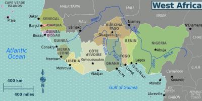 Harta e gana afrikës perëndimore